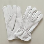 Cowhide Grain Gloves Manufacturer - White Anti-Cut Adjustable