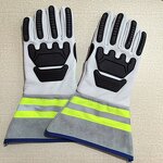 Leather Safety Work Gloves Manufacturer - Breathable Impact