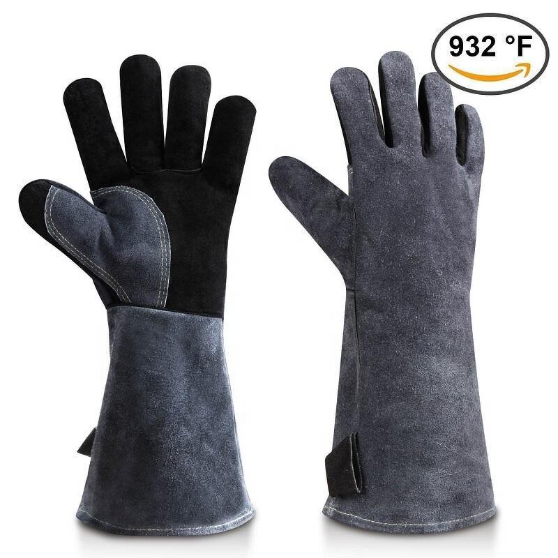 Premium Safety Gloves Supplier - XL Cow Leather Heat-Resistant