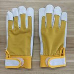Pigskin Leather Gloves Supplier - Hot Selling Full-Size Yellow