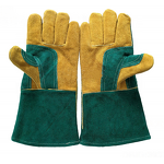 Welding Gloves Supplier - 14 Inch Blue Cow Split Leather