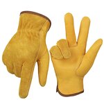 Cowhide Outdoor Gloves Supplier - Customized Heat-Resistant