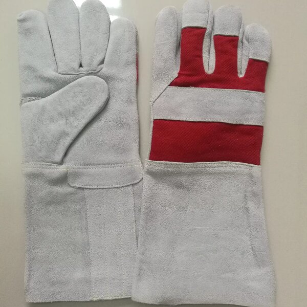 Cow Split Welding Gloves Supplier - Cotton Inner High Temperature