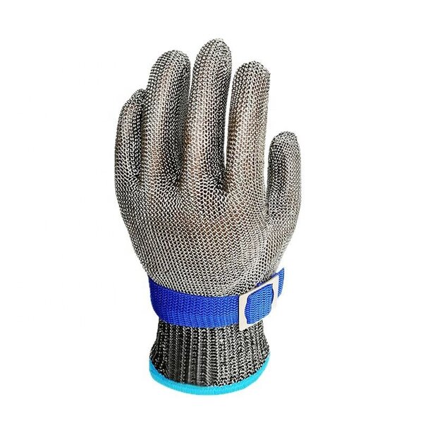 Steel Wire Gloves Supplier - 9-Level Cut-Resistant for Fish