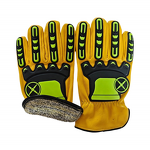 Cowhide Leather Gloves Manufacturer - Indestructible for Drilling