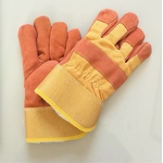 Split Leather Gloves Supplier - Double Palm Extra Protection