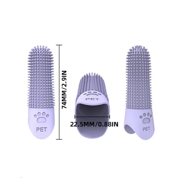 Silicone Pet Toothbrush Supplier - with Soft Bristles for Dogs