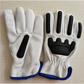 Cowhide Leather Work Gloves Supplier - All-Season for Construction
