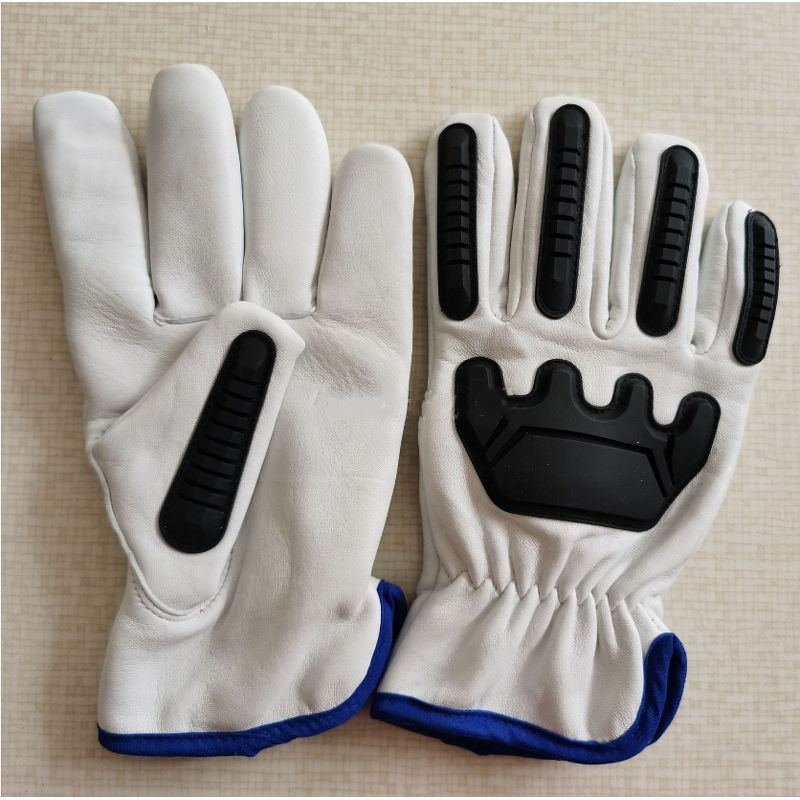 Cowhide Leather Work Gloves Supplier - All-Season for Construction