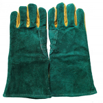 Welding Gloves Supplier - 14 Inch Blue Cow Split Leather
