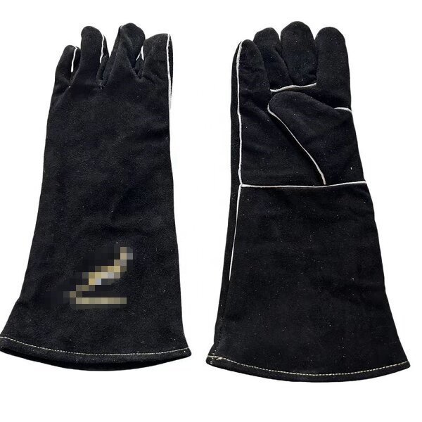 Cowhide Kitchen Gloves Supplier - Oven Barbecue Work Safety