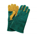 Welding Gloves Supplier - 14 Inch Blue Cow Split Leather