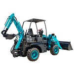 Loader Backhoe Supplier - 1 to 3 Ton EPA Eur5 Engine Mini 4x4 Reliable