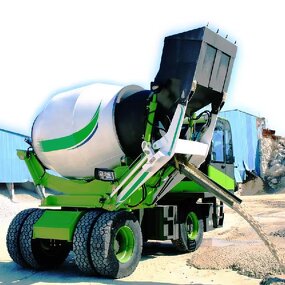 Self-Loading Concrete Mixer Truck Factory - 1m³-5m³ Heavy Duty Automatic 4WD