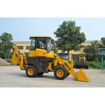 Mini Backhoe Loader Supplier - EPA Eur5 Luxury Four Wheel Drive Sturdy