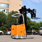 Double Reach Forklift Factory - 1-15M Electric Warehouse Indoor Use
