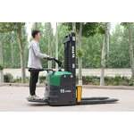 Mini Electric Stacker Supplier - 1.5 to 3 Ton Dual Motors Lift 3m-7m Self Loading