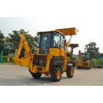 Mini Backhoe Loader Supplier - EPA Eur5 Luxury Four Wheel Drive Sturdy