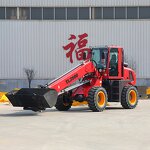 Telescopic Loader Factory - High Configuration 4x4 Japanese Engine Fully Hydraulic
