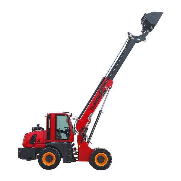 Telescopic Loader Factory - High Configuration 4x4 Japanese Engine Fully Hydraulic