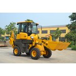 Mini Backhoe Loader Supplier - EPA Eur5 Luxury Four Wheel Drive Sturdy