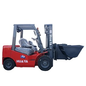 Outdoor Diesel Forklift Factory - Mini Fork 125mm Waste Transfer Station Mobile