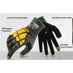 Anti Impact Gloves Supplier - Tpr Level 2 Construction