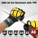 Anti-impact Gloves Manufacturer - A6 Cut Resistant Heavy Industry