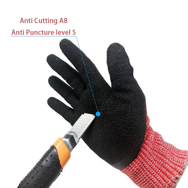 Sandy Nitrile Gloves Manufacturer - Custom logo Anti-Oil Durable