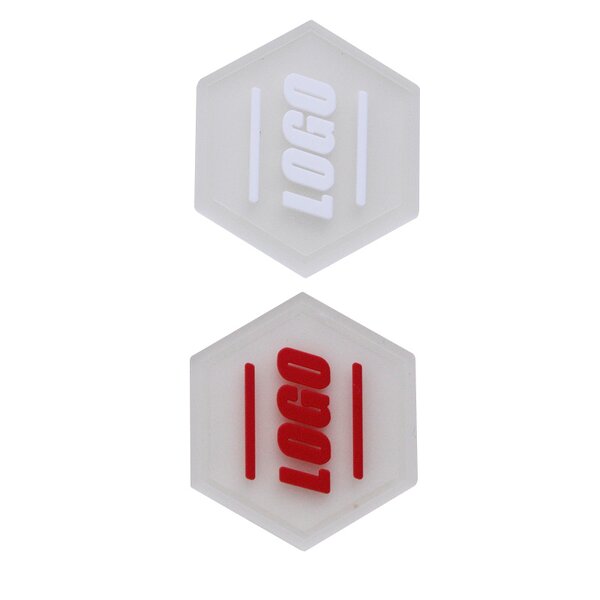 Rubber Logo Label Supplier - Customized 3D Embossed PVC