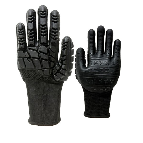 Polyester Gloves Supplier - Breathable Mining Anti-Vibration