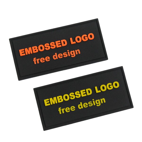 PVC Rubber Patch Supplier - Custom 2D 3D for Logos Colors