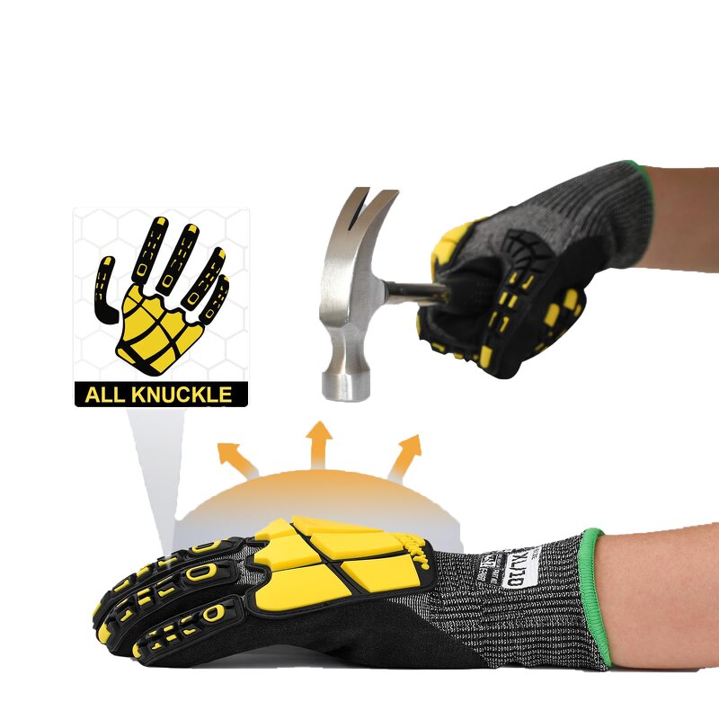 Anti Impact Gloves Supplier - Tpr Level 2 Construction