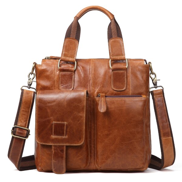 Leather Briefcase Manufacturer - Custom Vintage Crazy Horse