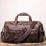Leather Duffel Bag Supplier - New Arrival Vintage Real