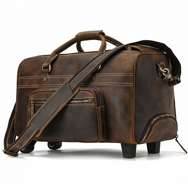 Leather Duffle Bag Supplier - Large Capacity Waterproof