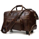 Genuine Leather Duffle Bag Manufacturer - 18inch Large Capacity