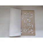 Leather Challah Cover Supplier - Black White Embroidered