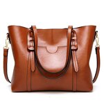 Faux Leather Tote Supplier - Women's Big Capacity Tassel
