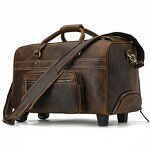 Genuine Leather Duffle Bag Manufacturer - 18inch Large Capacity