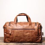 Leather Duffel Bag Supplier - New Arrival Vintage Real