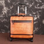 Trolley Luggage Supplier - Great Quality Genuine Leather