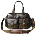 Cowhide Duffle Bag Manufacturer - Multifunctional Crazy Horse