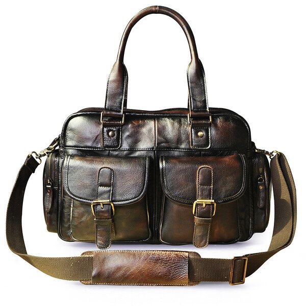 Cowhide Duffle Bag Manufacturer - Multifunctional Crazy Horse