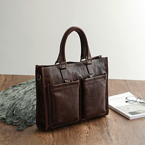 Men's Briefcase Manufacturer - Business Genuine Leather