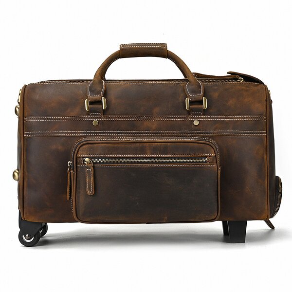 Genuine Leather Duffle Bag Manufacturer - 18inch Large Capacity