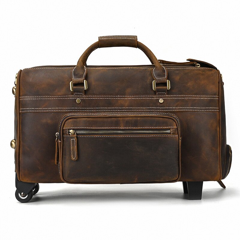 Genuine Leather Duffle Bag Manufacturer - 18inch Large Capacity