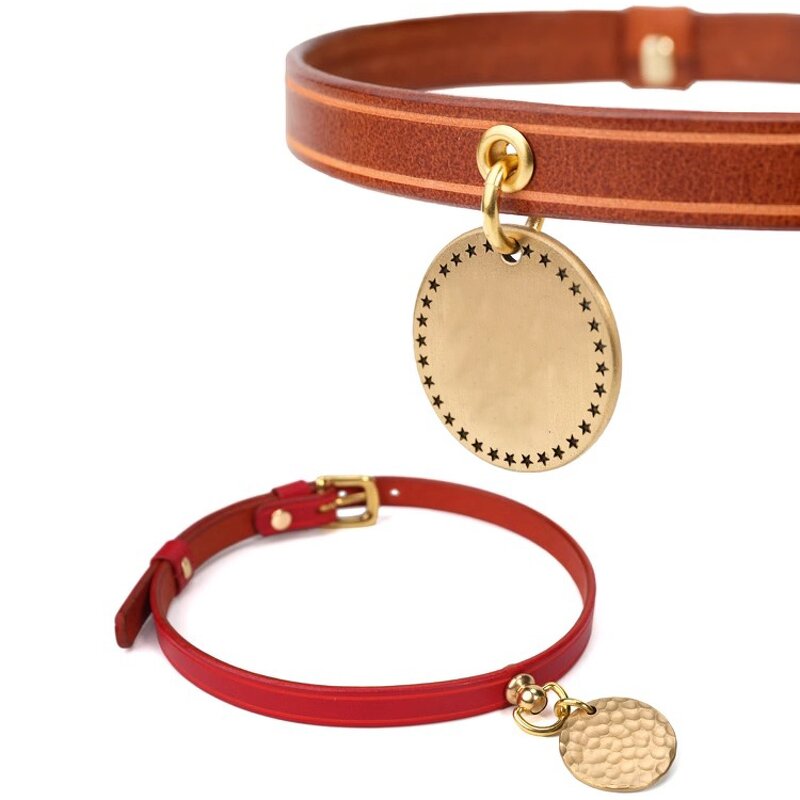 Italy Cowhide Collar Manufacturer - Premium Durable Cat