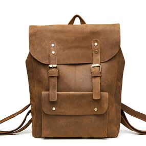 Leather Backpack Supplier - Vintage Style Fashional