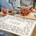 PU Leather Challah Cover Supplier - Embroidery Marble Leather